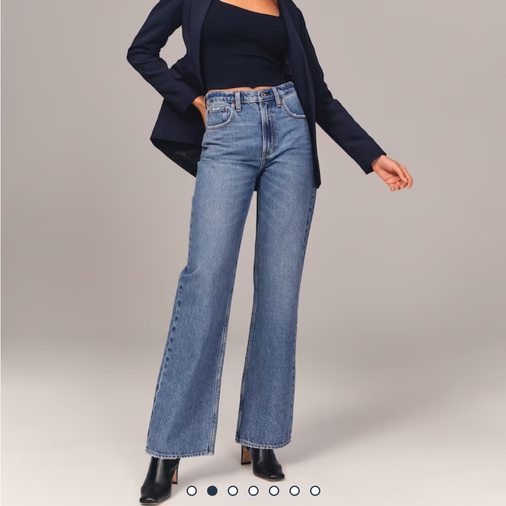 Abercrombie High Rise Loose Jeans